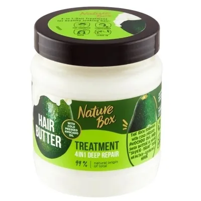 Obrázok produktu pre Nature Box Hair Butter Regenerująca maska do włosów 4w1 z olejem z awokado, 300ml
