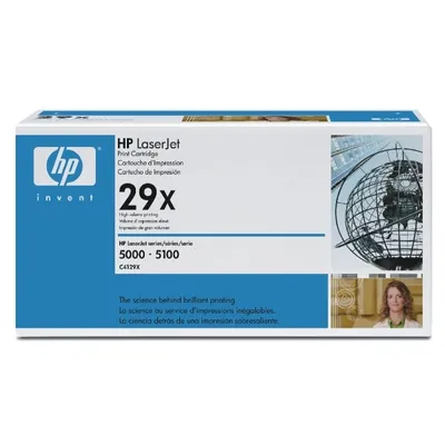 Obrázek produktu pro HP 29X High Yield Black Original LaserJet Toner Cartridge, 10000 str., Černá, 1 kusů