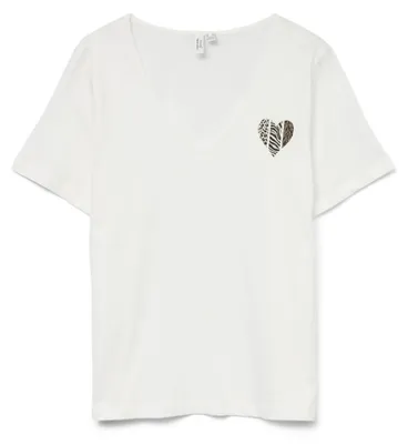 Produktbild von Vmflorita S/S V-Neck T-Shirt JRS Btq