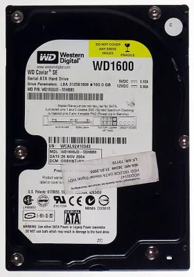 Produktbild von 160GB HDD WD Caviar SE WD1600JD SATA ID13380