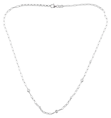 Produktbild von MIAMAR 1161591 Damen Kette Sterling-Silber 925 Silber weiß 44 cm