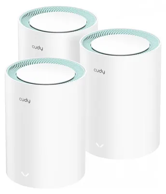 Immagine prodotto di CUDY M1300(3-Pack) | Mesh, WiFi 5, 2,4GHz/5GHz,