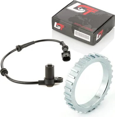 Produktbild von ABS-Sensor und ABS-Ring Set Vorderachse 29 Zähne für OPEL CORSA C
