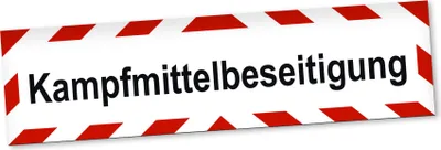 Produktbild von PantherPixel Kampfmittelbeseitigung Magnetschild Auto Räumdienst Magnetfolie Geschenkidee 20 x 5 cm STANDARDFARBFOLIEN