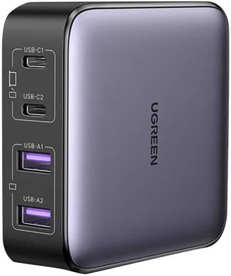 Produktbild von UGREEN Nexode 2*USB-A + 2*USB-C 65W stolní rychlonabíječka