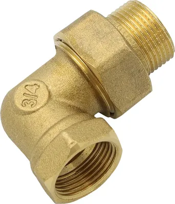 Produktbild von Messing Winkelverschraubung 3/4 Zoll IG/AG Rohrverschraubung Gewinde Fitting