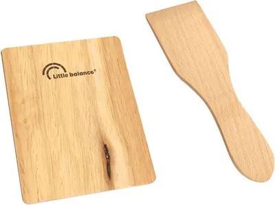 Image de Set 4 spatules + 4 planchettes bois - Little Balance - 8503 -