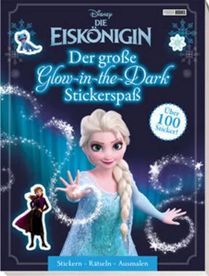 Produktbild von Disney Die Eiskönigin: Der große Glow-in-the-Dark-Stickerspaß: Stickern - Rätseln - Ausmalen