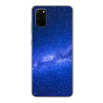 Produktbild von MuchoWow® Handyhülle Schutzhülle Hülle für Samsung Galaxy S20 Plus Sternenhimmel - Universum - Blau - Jungen - Mädchen - Kinder Silikon Softcase Handy Hülle - Hartschale