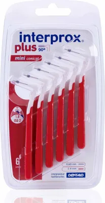 Immagine prodotto di interprox plus super micro spazzolino interdentale arancione, 5 pz. Scovolini interdentali