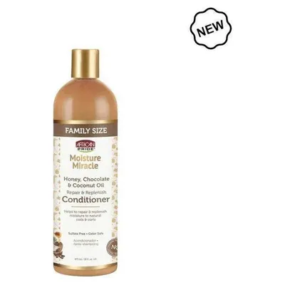 Produktbild von African Pride Moisture Miracle Conditioner mit Honig, Schokolade und Kokosöl, 473 ml