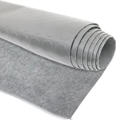 Produktbild von Antirutschmatte Gumimatte Bodenbelag Noppen 500 x 200 cm Grau
