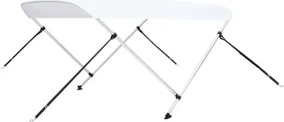 Produktbild von vidaXL 2-Bow Bimini Top Weiß 180x130x110 cm