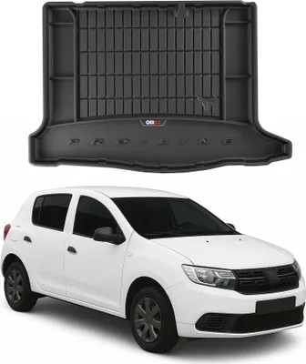 Immagine prodotto di OMAC rivestimento del bagagliaio in gomma per Dacia Sandero 2012-2020 rivestimento del bagagliaio in TPE nero