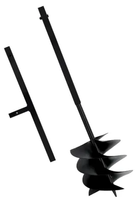 Produktbild von Erdbohrer mit Griff, 250 mm, Stahl, Schwarz