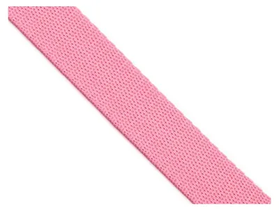 Produktbild von Polypropylen-Gurtband, 20 mm Breite, 25 Meter Länge, Hellrosa