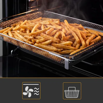 Produktbild von Autarkes Herdset: 60cm Einbaubackofen BO8810SS | 59cm Kochfeld CH5901RL | Grill | Heißluft | Teleskopauszüge | Automatik-Timer | 2-fach Wärmeschutzverglasung | Kindersicherung | SET8810CH59RL