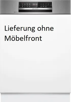 Immagine prodotto di Bosch Serie 6 SMI6ECS12E Lavastoviglie semintegrata, Altezza 81,5 cm, Larghezza 60 cm, Acciaio spazzolato