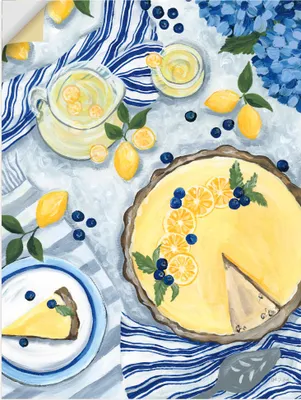 Produktbild von ARTland Wandbild, selbstklebend Summer Picnic I Größe: 30x40 cm