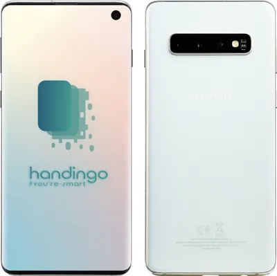 Produktbild von Samsung Galaxy S10 SM-G973F, 15,5 cm (6.1"), 8 GB, 128 GB, 12 MP, Android 9.0, Weiß