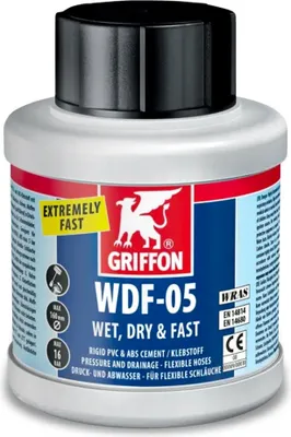 Produktbild von 250g Griffon Kleber WDF-05 PVC Klebstoff Kleber f. Flexschlauch, Rohre, Muffen