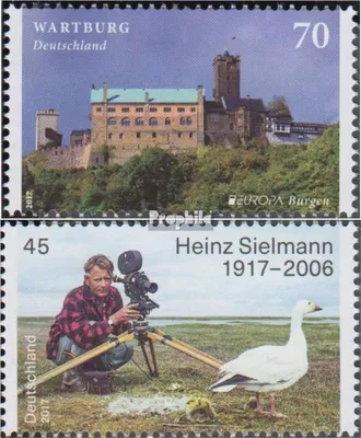 Produktbild von Briefmarken BRD (BR.Deutschland) 2017 Mi 3310,3318 (kompl.Ausg.) gestempelt Burgen und Schlösser