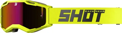 Zdjęcie produktu dla Gogle motocrossowe Shot Iris 2.0 Solid, żółte, jeden rozmiar