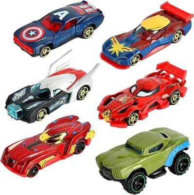Produktbild von Spielzeugautos 6 Stück, Legierung, Minifahrzeuge, für Kinder