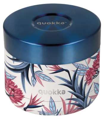 Immagine prodotto di Quokka Whim, contenitore per alimenti in acciaio inox Blue Garden, 360ml, 40102