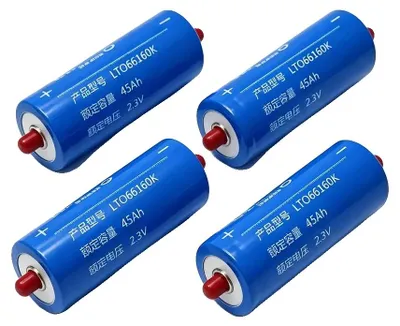 Immagine prodotto di Batterie al titanato di litio, elevata capacità di scarica, lunga durata, confezione da 66160, 4 batterie