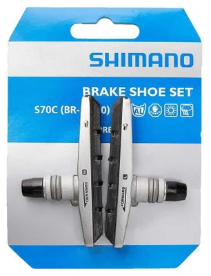 Produktbild von Shimano M770 S70c Mtb Komplette Felgenbremsbeläge Silber  Silber One Size