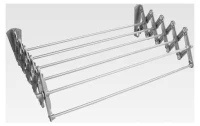 Produktbild von Teleskop Wandwäschetrockner für die Wandmontage (Grau, 50cm)