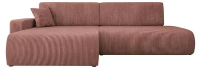 Produktbild von MIRJAN24 Ecksofa Piano O, mit Schlaffunktion und Bettkasten, L-Form Sofa (Farbe: Poso 29, Seite: Links)