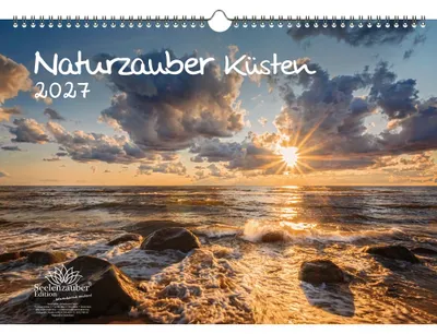 Produktbild von Naturzauber Küsten DIN A3 Kalender für 2027 Urlaub Meer Küste - Seelenzauber