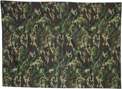 Productafbeelding van Tentzeil voor camping, waterdicht, draagbaar, licht, camouflage, outdoor, camping, picknick, 3 x 2,9 m