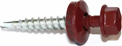 Produktbild von Bohrschrauben, Montageschrauben 4,8x35mm, RAL8012 (Rotbraun), E14, 100 Stück
