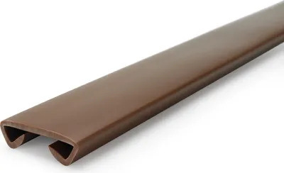 Immagine prodotto di QUEST Corrimano in PVC, corrimano per scale 40x8 mm, corrimano in plastica, rivestimento corrimano STANDARD, antiscivolo, bronzo, 25 m