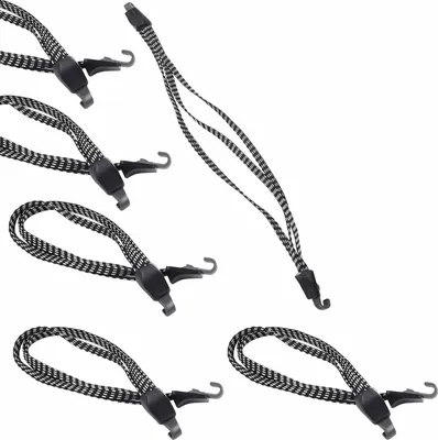 Produktbild von 6 Stš¹ck Gep?ckspanner Gummispanner mit Haken Elastische Spanngurte