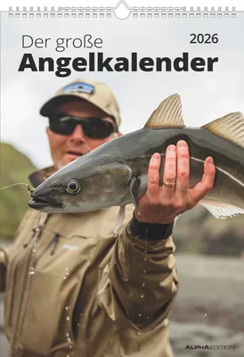 Produktbild von Der große Angelkalender 2026 - Bildkalender A3 (29,7x42 cm)