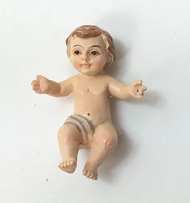 Produktbild von Jesuskind, Krippenfigur für Weihnachtskrippen, aus Polyresin. 3,6 cm.