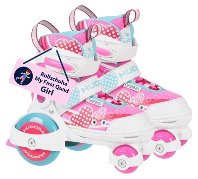 Zdjęcie produktu dla HUDORA My First Quad Girl, Dzieci, Damski, Wielobarwny, Wzór, Nylon, 82A
