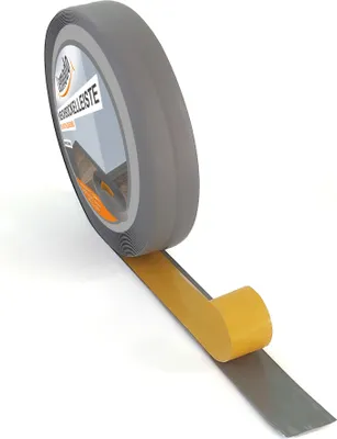 Produktbild von Weichsockelleiste selbstklebend 10 m, dunkelgrau, Winkelleiste 18+18 mm