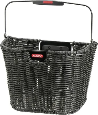 Produktbild von KlickFix Vorderradkorb "Structura Retro" , schwarz