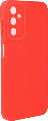 Image de Avizar, étui en silicone SoftGlow Samsung Galaxy A14 4G / 5G, caméra protégée, rouge