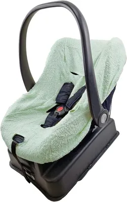 Produktbild von Babysitzbezug aus Frottee, grün, 100% Baumwolle, für Kinderstuhl