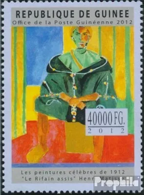 Produktbild von Briefmarken Guinea 2012 Mi 9501 (kompl. Ausgabe) postfrisch Gemälde 1912 (Henri Matisse)