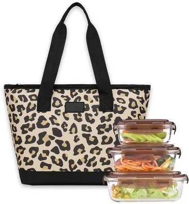 Image de Petits sacs-repas, imperméables, isothermes, pour la plage ou un pique-nique