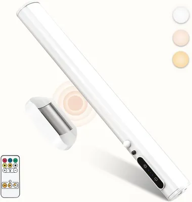 Produktbild von Kabellose LED-Lampe – Unterbauleuchte, Schrankbeleuchtung – Räume beleuchten – Mit Bewegungssensor – 300 Lumen – Weiß