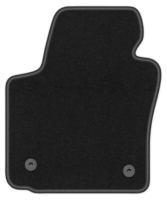 Immagine prodotto di Tappetino guidatore in moquette per Seat Leon II 2005-2012 (hatchback) – 1 pezzo, grigio grafite, su misura – Wielganizator LUX
