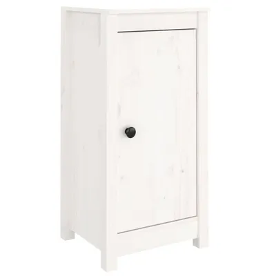 Immagine prodotto di Credenza vitaXL bianca 40x35x80 cm in legno massello di pino